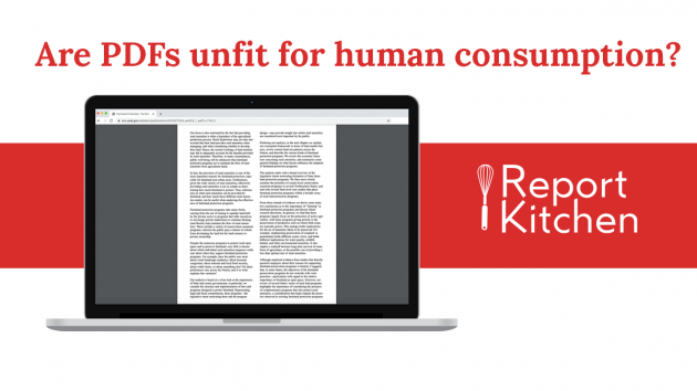 Are PDFs unfit for human consumption?