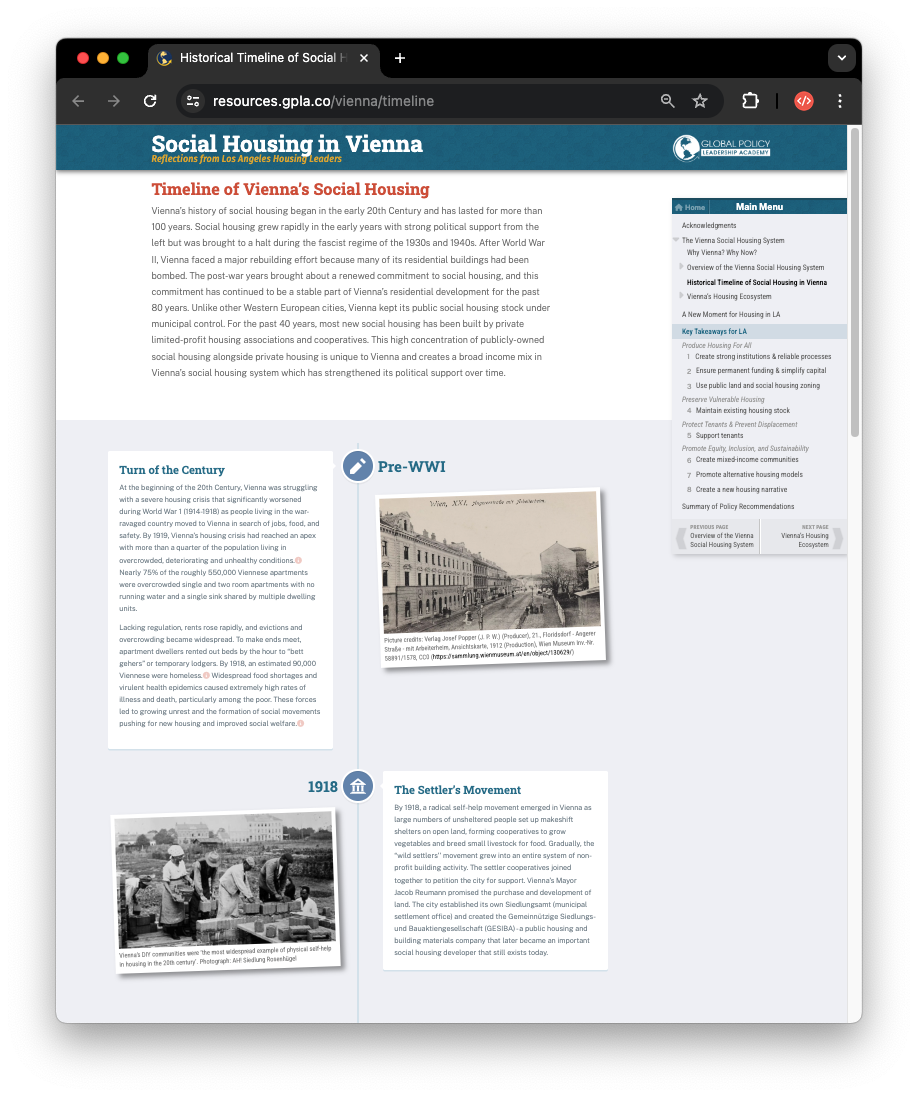 Social Housing in Vienna report — cover page