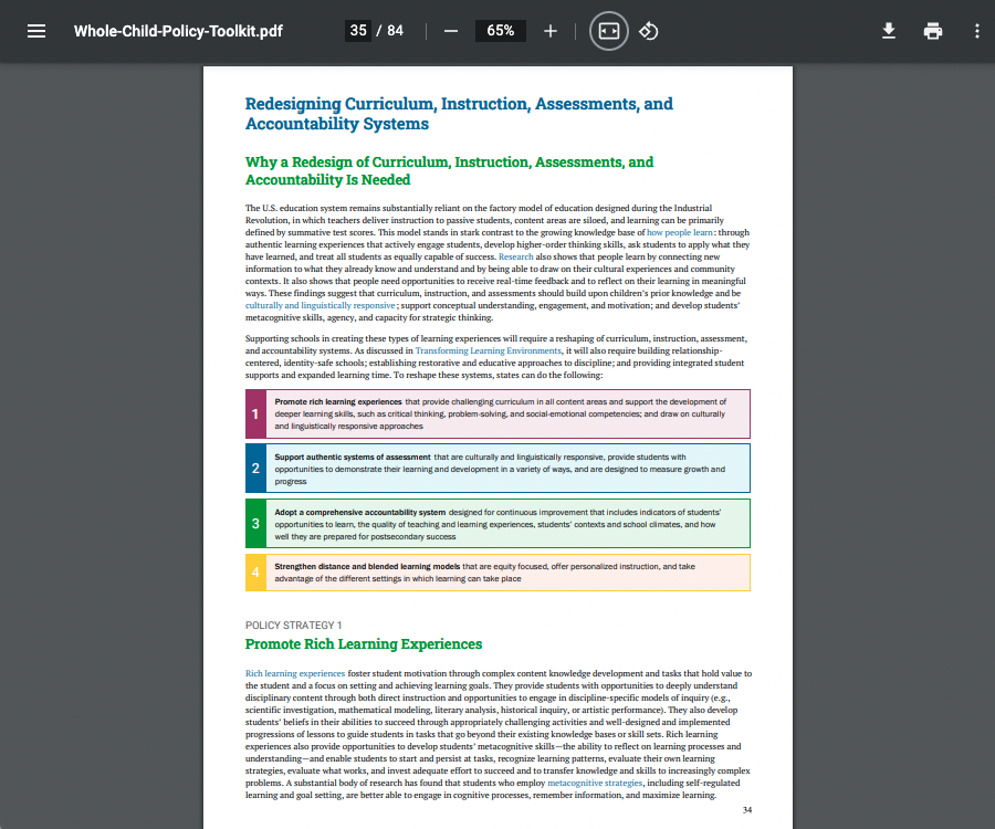 Whole Child Policy Toolkit — section download